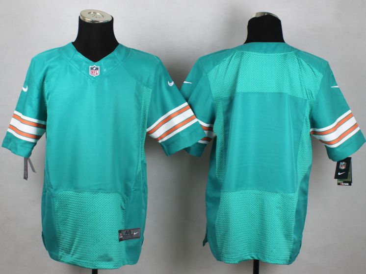 Men Miami Dolphins Blank Green Elite Nike NFL Jerseys->baltimore ravens->NFL Jersey